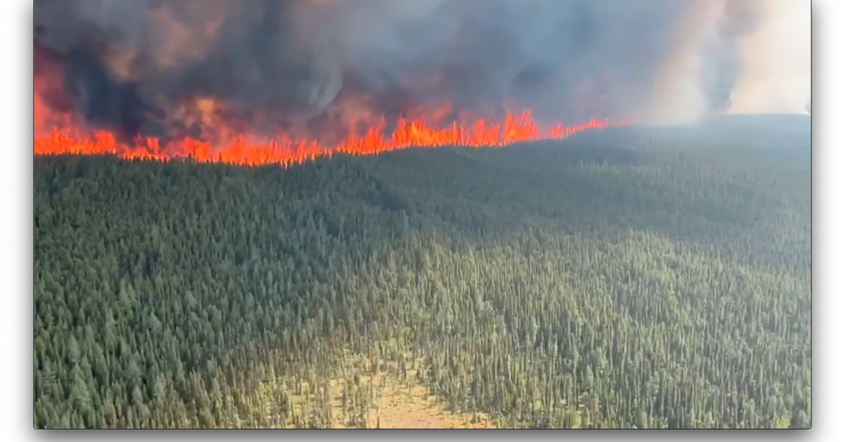 Further evacuations issued as Donnie Creek wildfire surpasses 1 million